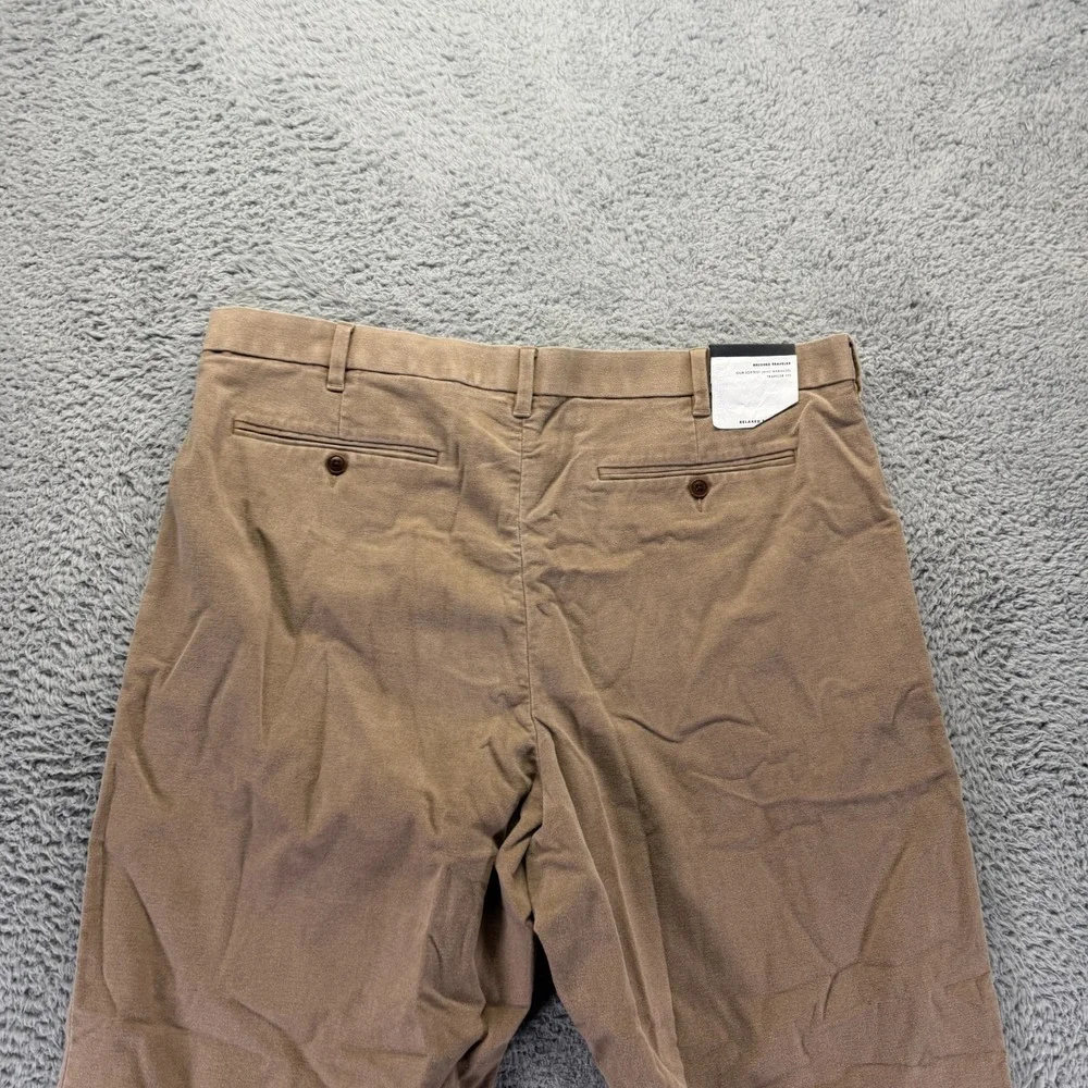 Banana‎ Republic Traveler Pant Mens 40x31 Beige Chino Tapered Relaxed Stretch